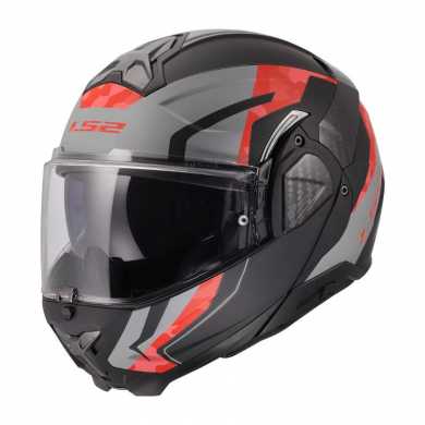 Casco FF910 Advant II Glide Nero Grigio Camo Rosso Opaco