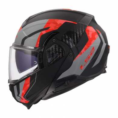 Helmet FF910 Advant II Glide Matt Black Grey Camo Red