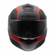 Casco FF908 Strobe II Monza Nero Opaco Grigio Rosso