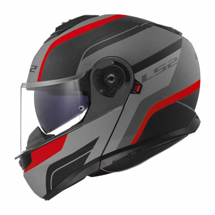 Helmet FF908 Strobe II Monza Matt Black Grey Red