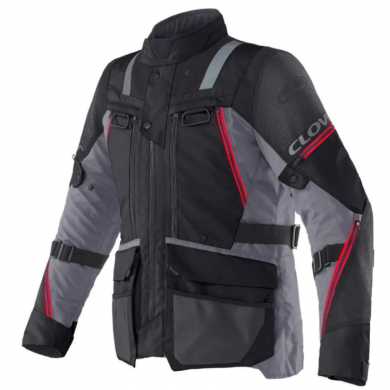 Jacket Outland-3 Wp Red Black Grey