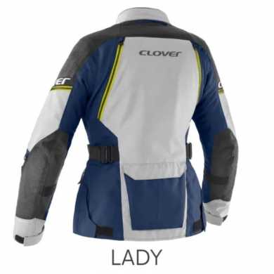 Jacket Outland-3 Wp Lady Grey Yellow Blue
