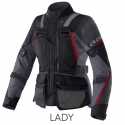 Giacca Outland-3 Wp Lady Rosso Nero Grigio