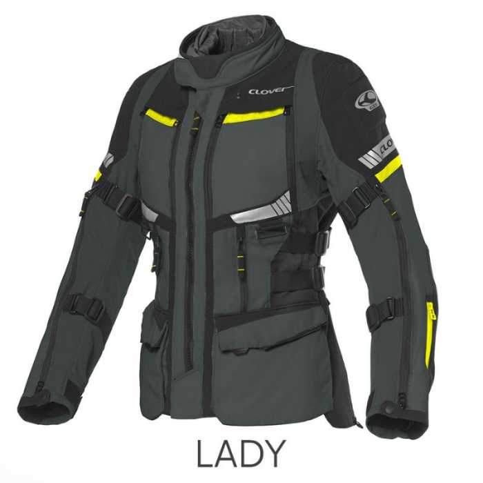Jacket GTS-5 Lady Airbag WP Anthracite Yellow