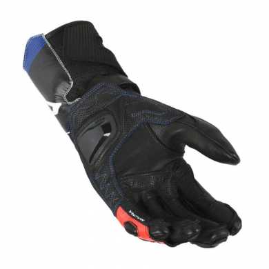 Guanto Thandor Pelle Bianco Rosso Blu