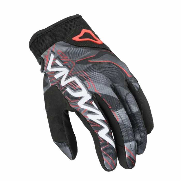 Glove Decode Tex Black Red