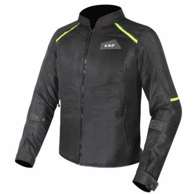 Jacket Breeze Perforated Black Yellow