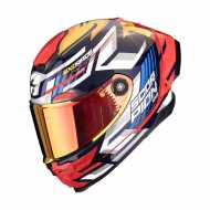 Scorpion Helmet Exo-Race Air Kobra Black Red White