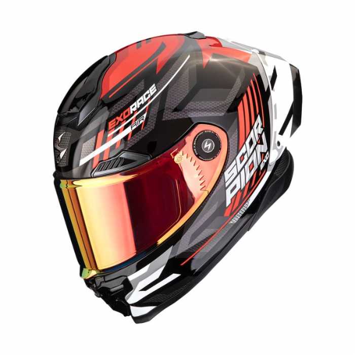 Scorpion Helmet Exo-Race Air Kobra Black Red White