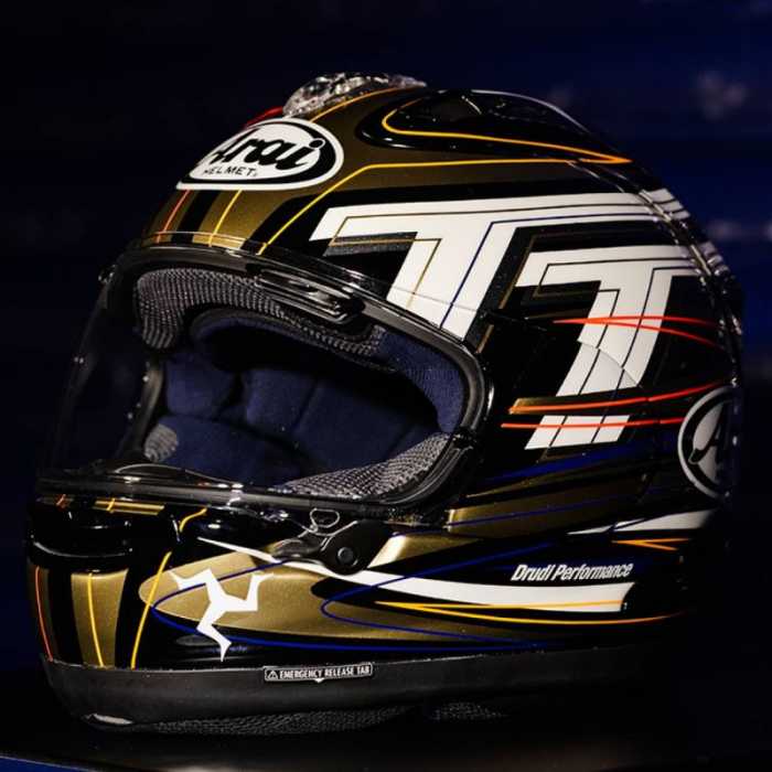 Casco Arai RX-7 V Evo Isle Of Man T26