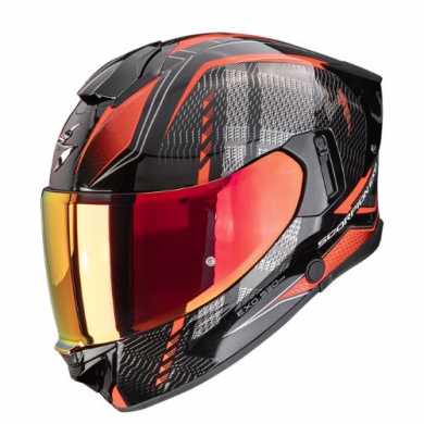 Casco Exo 530 Air Theras Nero Rosso