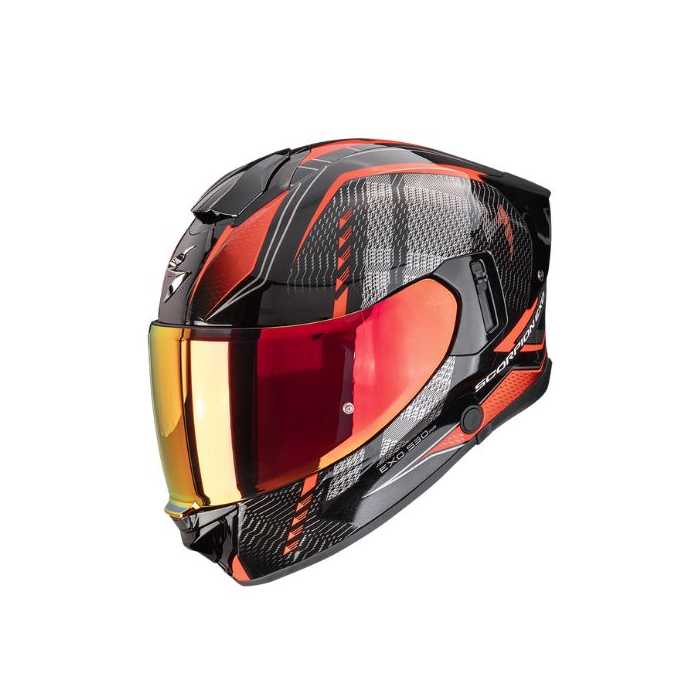 Casco Exo 530 Air Theras Nero Rosso
