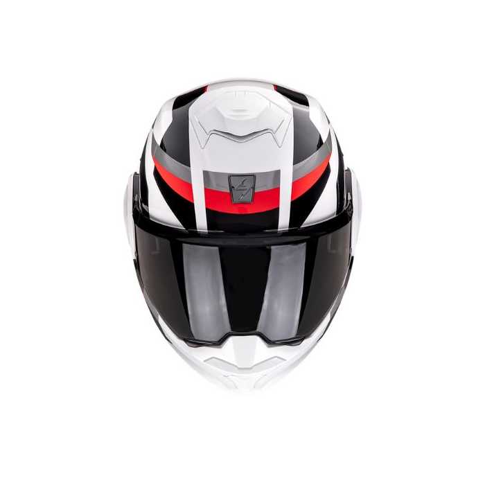 Casco Exo Tech Evo Pro Acuti Bianco Rosso Grigio
