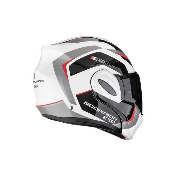 Helmet Exo Tech Evo Pro Acuti White Red Grey