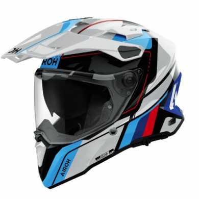 Helmet Commander2 Skip White Blue Red