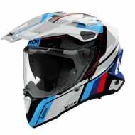 Helmet Commander2 Skip White Blue Red