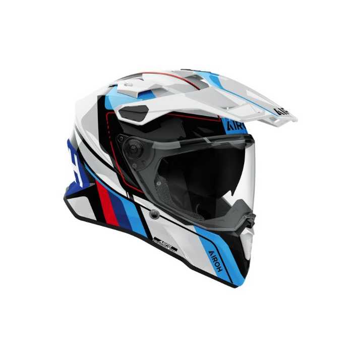 Helmet Commander2 Skip White Blue Red
