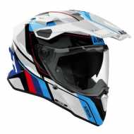 Helmet Commander2 Skip White Blue Red