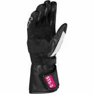 Guanto STS-3 Lady Pelle Nero Fuxia