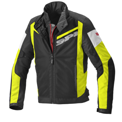 Giacca Breezy Net H2OUT Nero Giallo