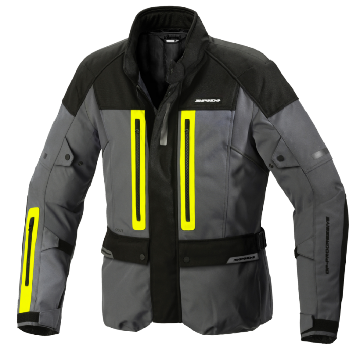 Giacca Traveler 3 H2out Grigio Giallo