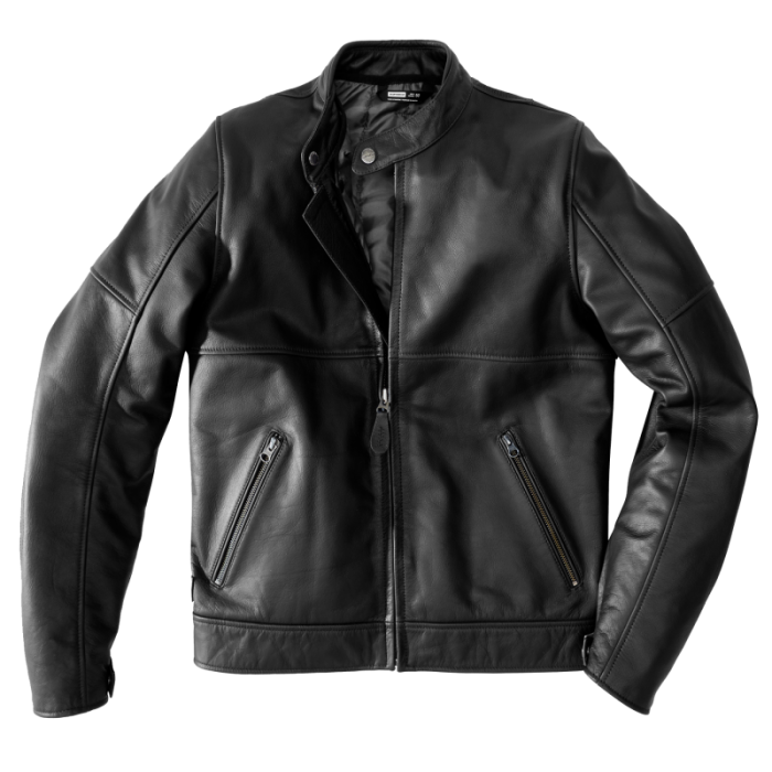 Jacket Mack leather Black