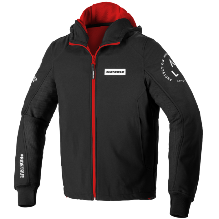 Jacket Hoodie Armor Evo Black Red