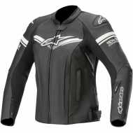 Giubbotto Stella GP-R Pelle Nero Bianco