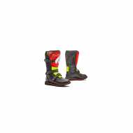 Boots Rock KID Black red Yellow