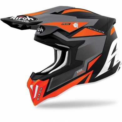 Helmet Strycker Axe Orange Grey