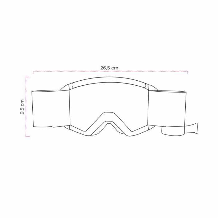 Google Ethen 05 Mud Mask Roll Off Black Lens Clear