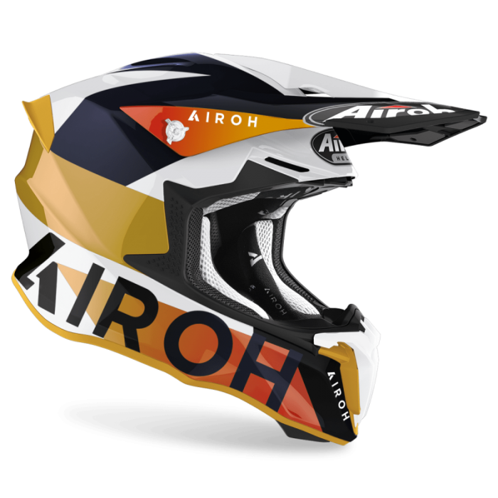 Helmet Twist 2.0 Lift White Blue Gloss