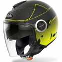 Casco Helios Map Nero giallo