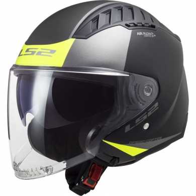 Casco OF600 Copter Urbane Nero Giallo