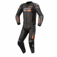 Leather Suit Gp Force Lurv 2PC Black Red